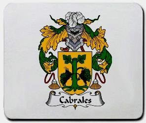 Cabrales coat of arms mouse pad