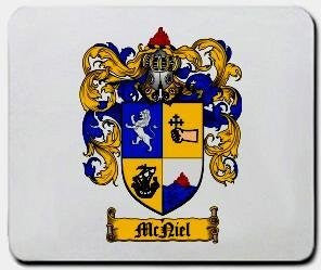 Mcniel coat of arms mouse pad