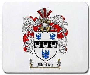 Weakley coat of arms mouse pad