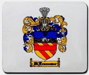 Difrancesco coat of arms mouse pad