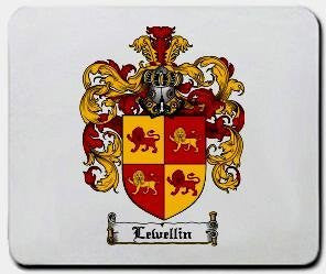 Lewellin coat of arms mouse pad