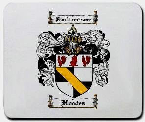 Hoodes coat of arms mouse pad