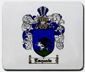 Esqueda coat of arms mouse pad