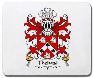 Thelwal coat of arms mouse pad