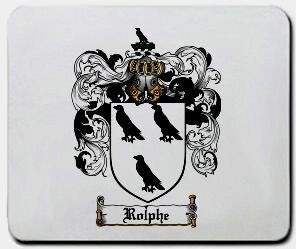 Rolphe coat of arms mouse pad