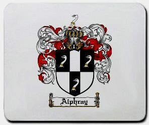 Alphray coat of arms mouse pad