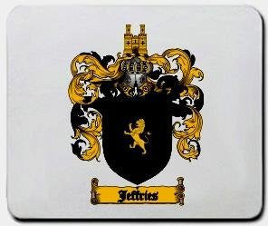 Jeffries coat of arms mouse pad
