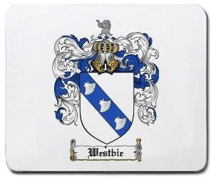 Westbie coat of arms mouse pad