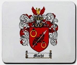 Macht coat of arms mouse pad