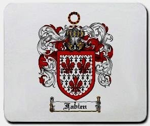 Fabien coat of arms mouse pad
