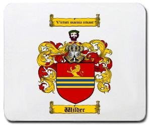 Wilder coat of arms mouse pad