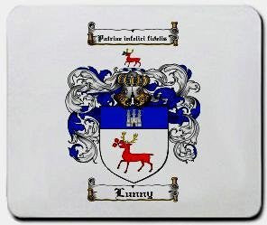 Lunny coat of arms mouse pad