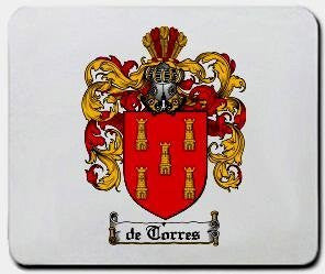Detorres coat of arms mouse pad