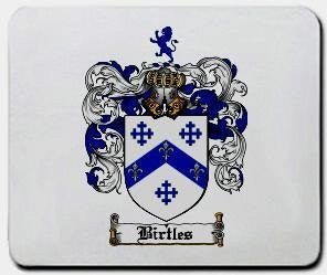 Birtles coat of arms mouse pad