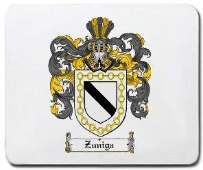 Zuniga coat of arms mouse pad