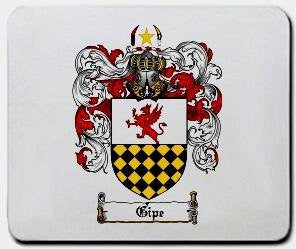 Gipe coat of arms mouse pad