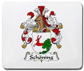 Schoning coat of arms mouse pad