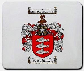 Delaroach coat of arms mouse pad