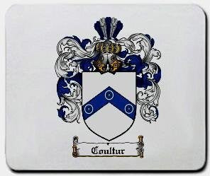 Coultur coat of arms mouse pad