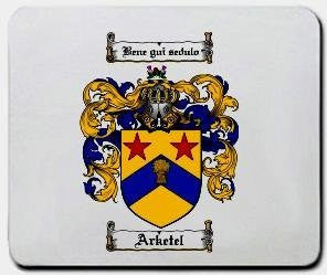 Arketel coat of arms mouse pad