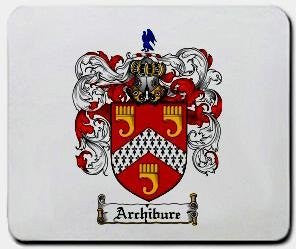 Archibure coat of arms mouse pad