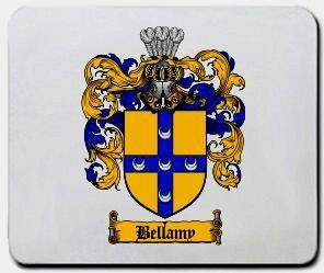 Bellamy coat of arms mouse pad