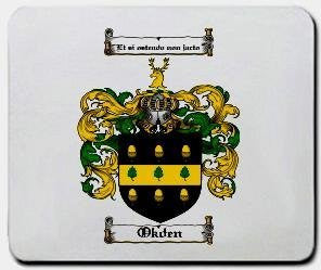Okden coat of arms mouse pad