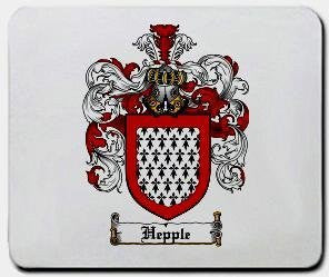Hepple coat of arms mouse pad
