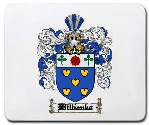 Wilbanks coat of arms mouse pad