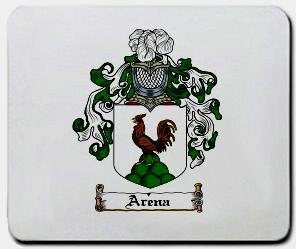 Arena coat of arms mouse pad