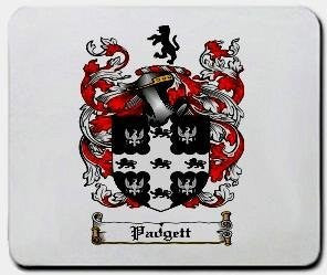 Padgett coat of arms mouse pad