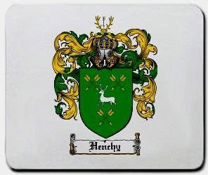 Henchy coat of arms mouse pad
