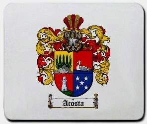 Acosta coat of arms mouse pad