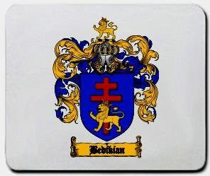 Bedikian coat of arms mouse pad