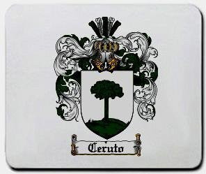Ceruto coat of arms mouse pad