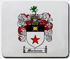 Marjoram coat of arms mouse pad