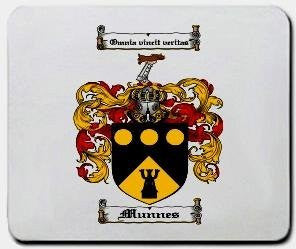 Munnes coat of arms mouse pad