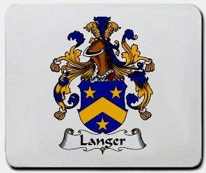 Langer coat of arms mouse pad