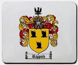 Rippole coat of arms mouse pad