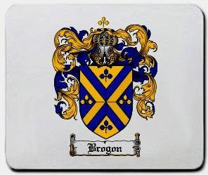 Brogon coat of arms mouse pad
