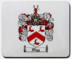 Higg coat of arms mouse pad