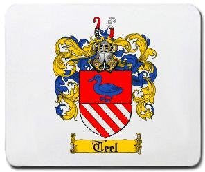 Teel coat of arms mouse pad