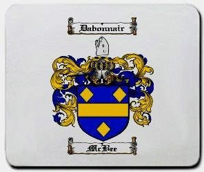Mcbee coat of arms mouse pad