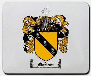 Marleau coat of arms mouse pad