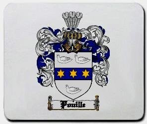 Pouille coat of arms mouse pad