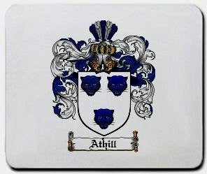 Athill coat of arms mouse pad
