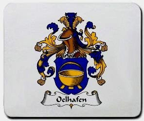 Oelhafen coat of arms mouse pad
