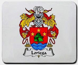 Loriega coat of arms mouse pad