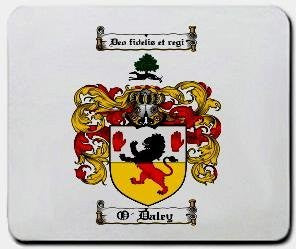 O'daley coat of arms mouse pad