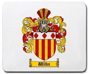 Wilks coat of arms mouse pad